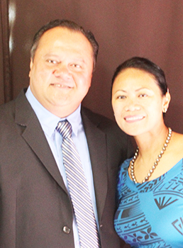 Aifili Dr. John Tufa and Francine Amo
