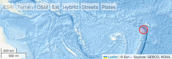 EARTHQUAKE MAP