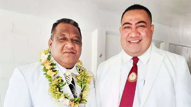 Rev. Nafatali Falealii (left) and Rev. Sasa Satoa
