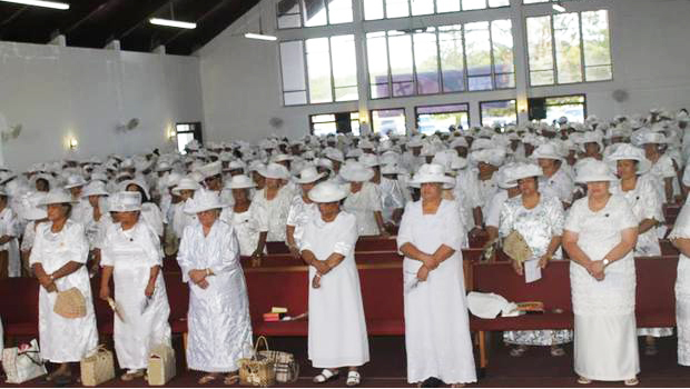 Congregational Christian Church parishioners 
