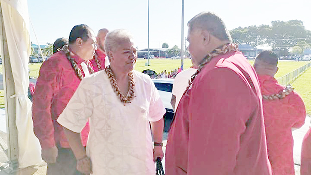 FAST leaders, Fiame Naomi Mataafa and Laaulialemalietoa Leuatea Polataivao