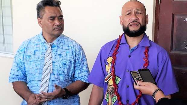 Lema'i Faioso Sione (left) and Malele Atofu Paulo