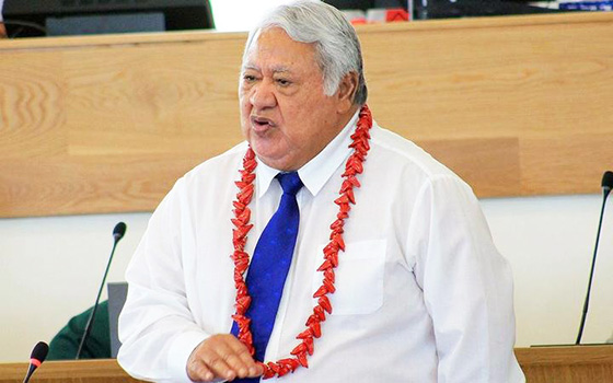Prime Minister Tuilaepa Sailele Malielegaoi. 