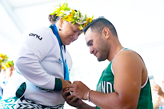 Emilene Taulu being proposed to by Tupuga Amo