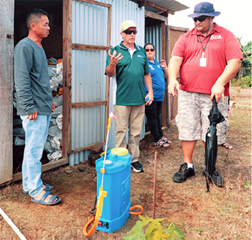 ichigan State University Tom Smith and ASEPA’s Pesticide Chief Tualagai Gaoteote