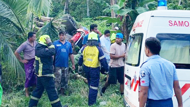 Fire and Emergency Services Authority attending the injured