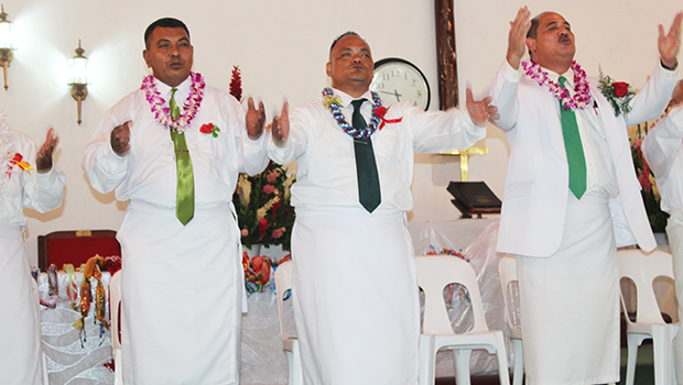 Fathers at Ave o le Fetu Ao Methodist Church 