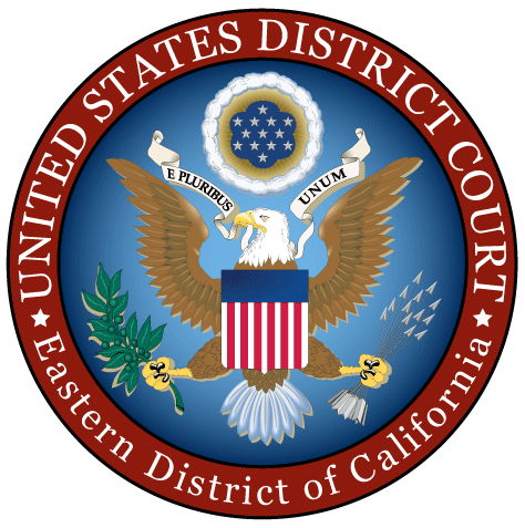 U.S. FEDERAL EASTERN DIST. CALIFORNIA COURT LOGO
