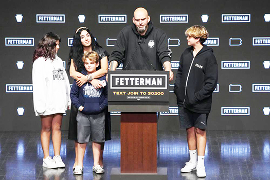 John Fetterman AND FAMILY