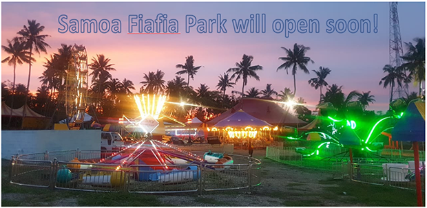 Photo of various rides at Fiafia Park