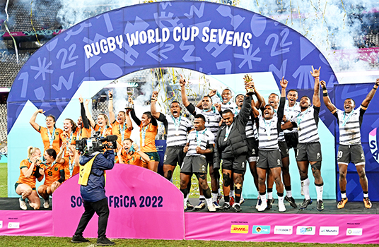 Rugby 7s World Cup champs Fiji and Australia