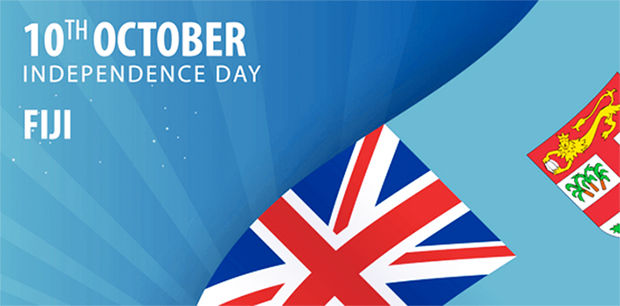 Fiji Independence banner