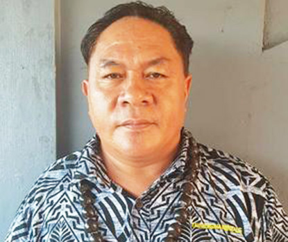  Chairman of Moata'a Rugby and former Manu Samoa sevens player, Falepauga Filipo Saena