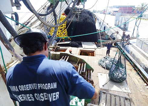  [A Marshall Islands Marine Resources Authority fisheries observer