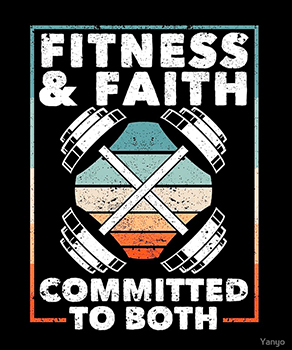 FITNESS AND FAITH POSTER