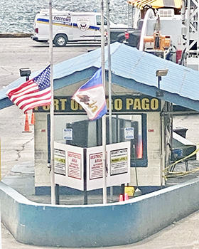 Flags flying at half staff for QE II