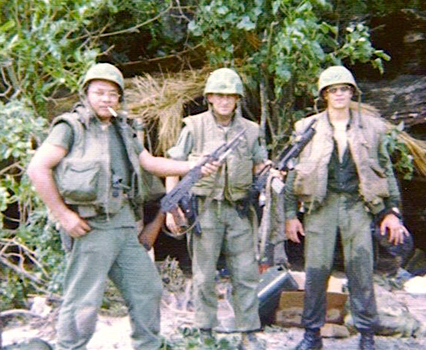 Marine Scout Sniper Fofo Tuitele in 1975