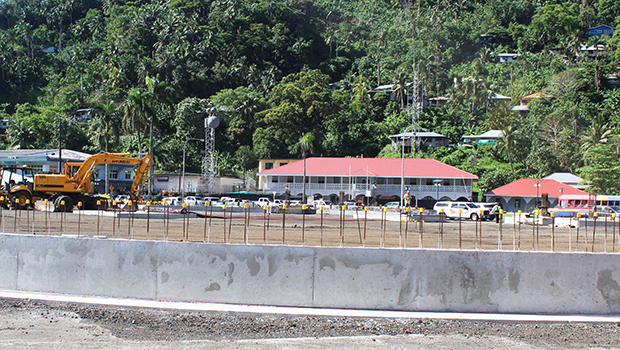 Site preparation for the new Fono building