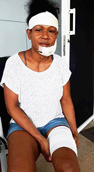  Debbie Kaore's injuries