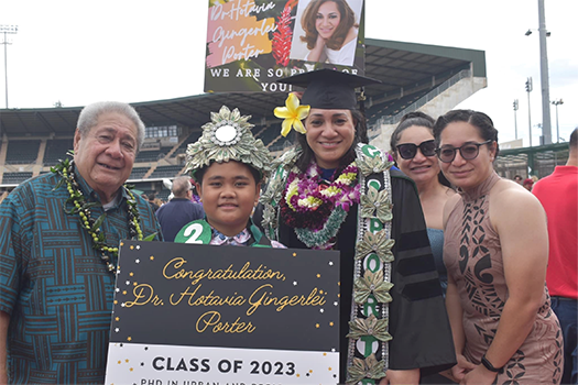 Hotavia Gingerlei Porter with her family