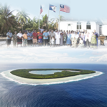 Swains island photo composit