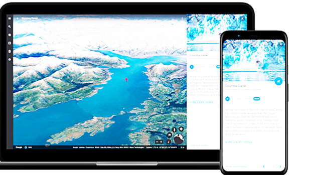 Screen shot of google app