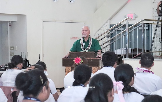 Governor Pulaali’i Nikolao Pula at Close Up summit