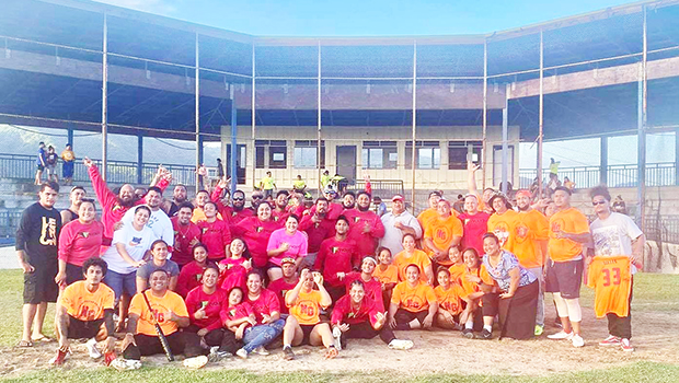 Evolve Softball Teams A & B and the Nu'uuli Giants