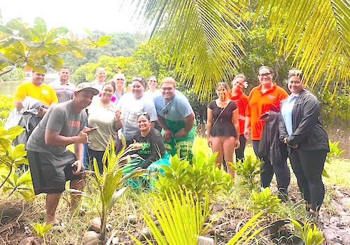 teachers at Leone wetlands