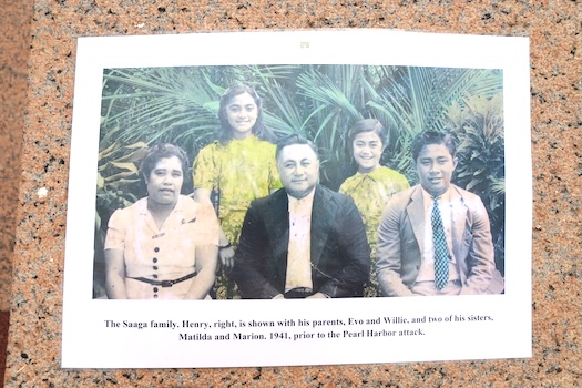 Photo of Henry Saaga and family