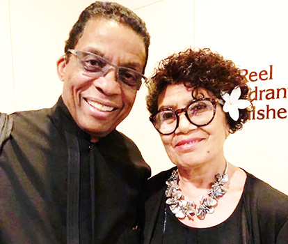 Peta Si’ulepa and Jazz Legend Herbie Hancock 