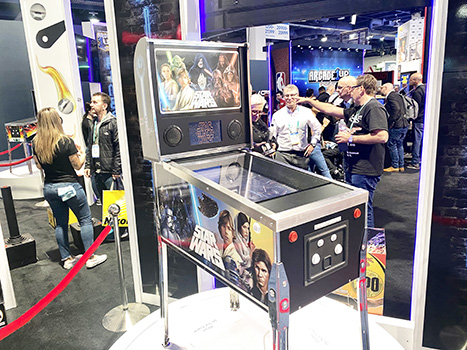 The Star Wars pinball game