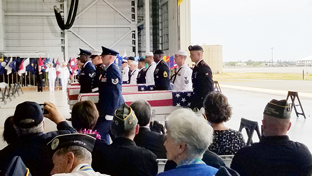 Honor Carry Ceremony at Joint Base Pearl Harbor-Hickam