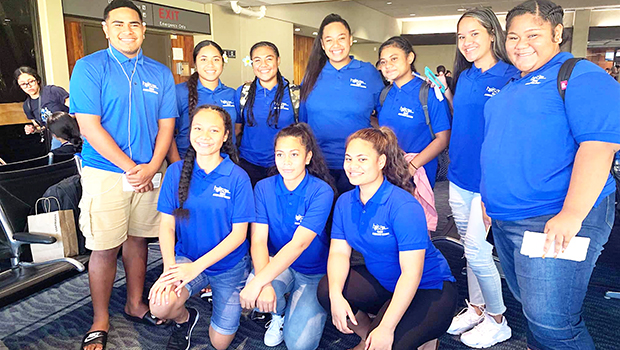 Group photo of HOSA participants from American Samoa