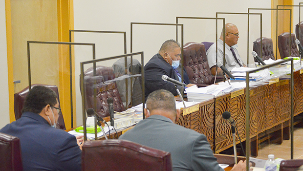 Plexiglas barriers in the House Chamber