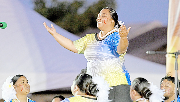 Pastor Headrick Hunkin's wife performs a siva
