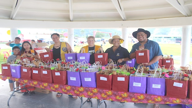  Leo o Aiga Parent Support Group and Lions Club members