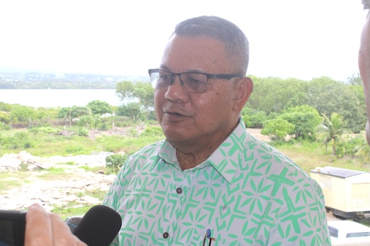 Caretaker Minister of Public Enterprises Leatinu’u Faumuina Wayne Fong