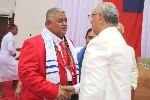 Am Samoa gov and samoa PM