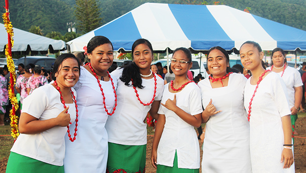 Holy Place Pava’ia’i Youth members