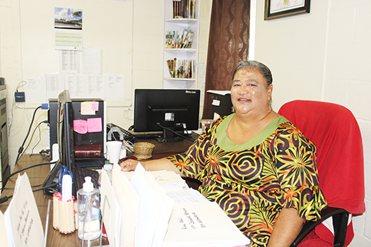 The new Secretary to the Senate Motusaga Peleti 