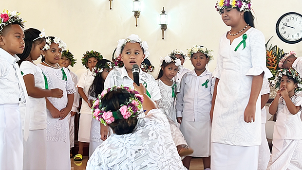 Tafuna Methodist Church Sunday School class 