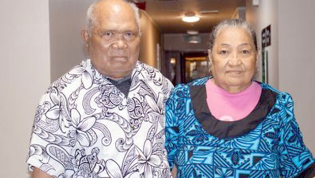 Ioane Nui Tumua, his wife Melita