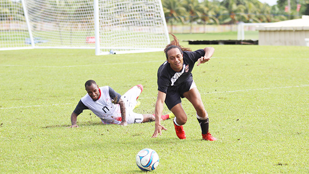 Jaiyah Saelua of American Samoa in action