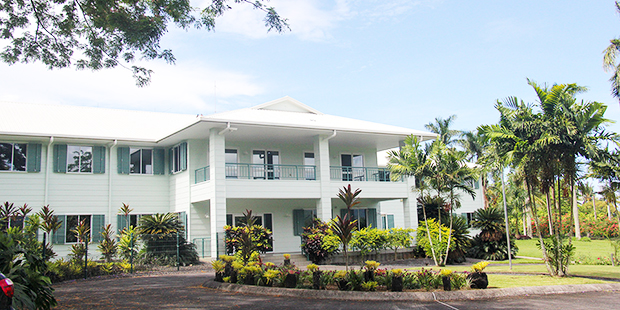 The Samoan remote translation office in Siusega, Samoa