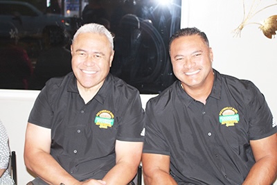Seiuli Jesse Sapolu (left) and Ma’a Tanuvasa.