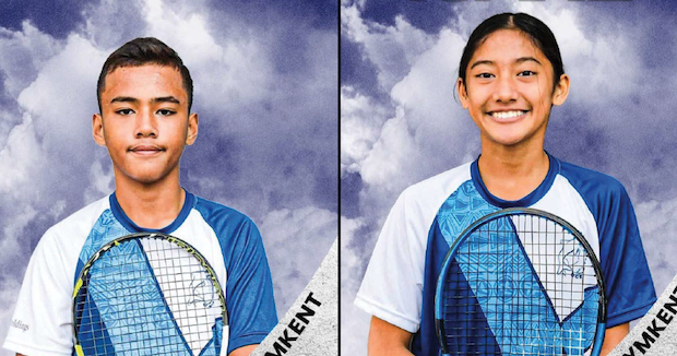 Hermann Thomsen (right) and Joella Ioane