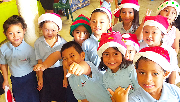 Manumalo Academy K-5 students 