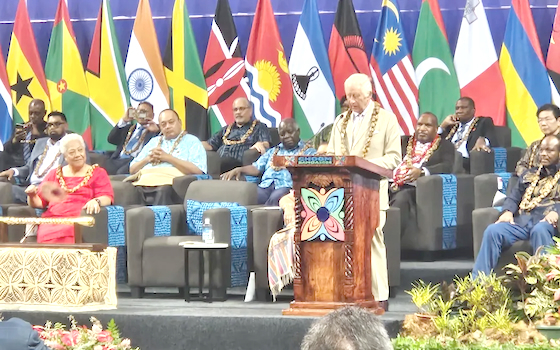 King Charles speaking