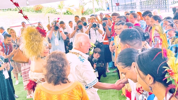 KING CHARLES AND STUDENTS